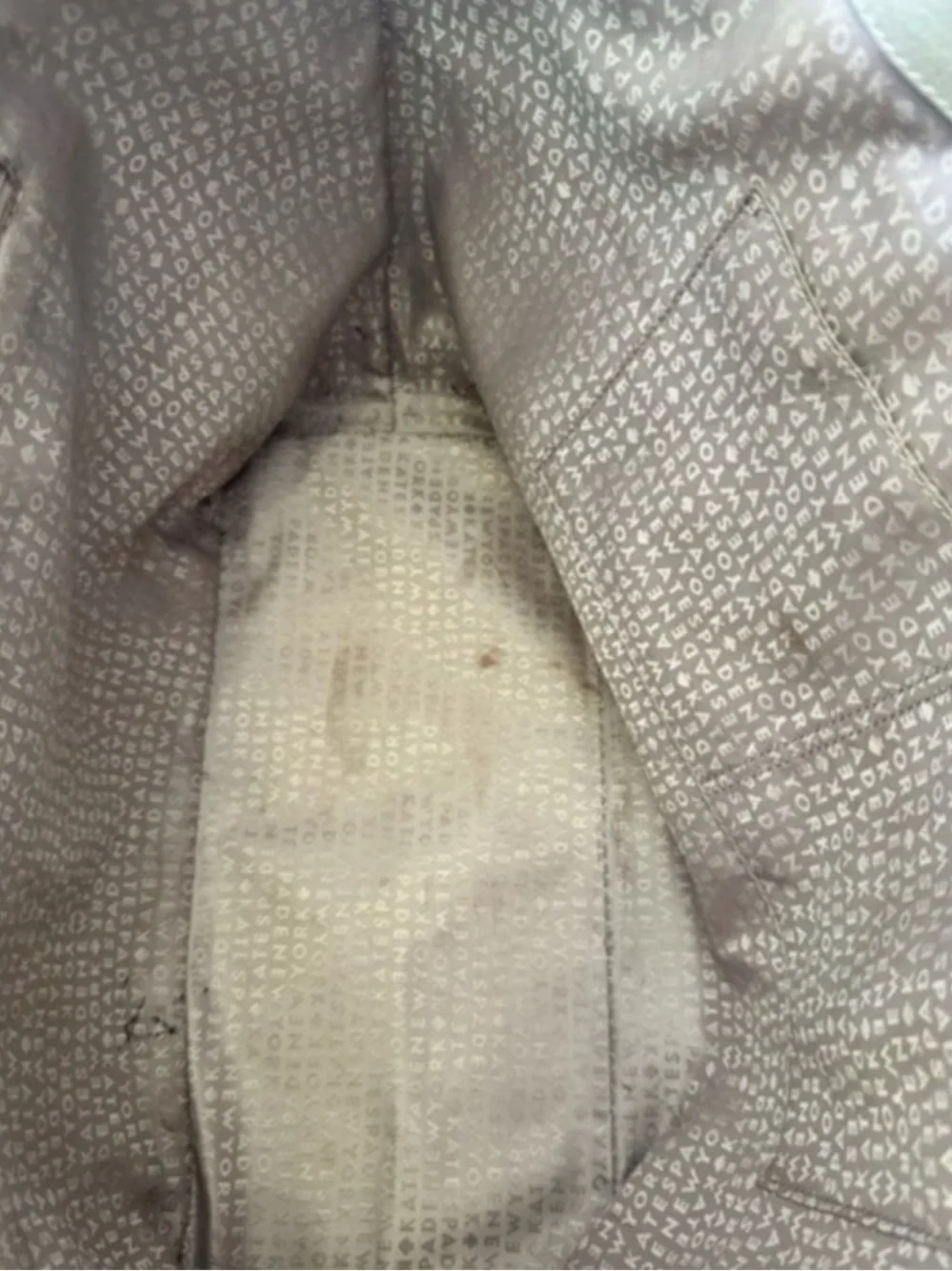Kate Spade Stone Pebbled Leather Tote with Braided Straps